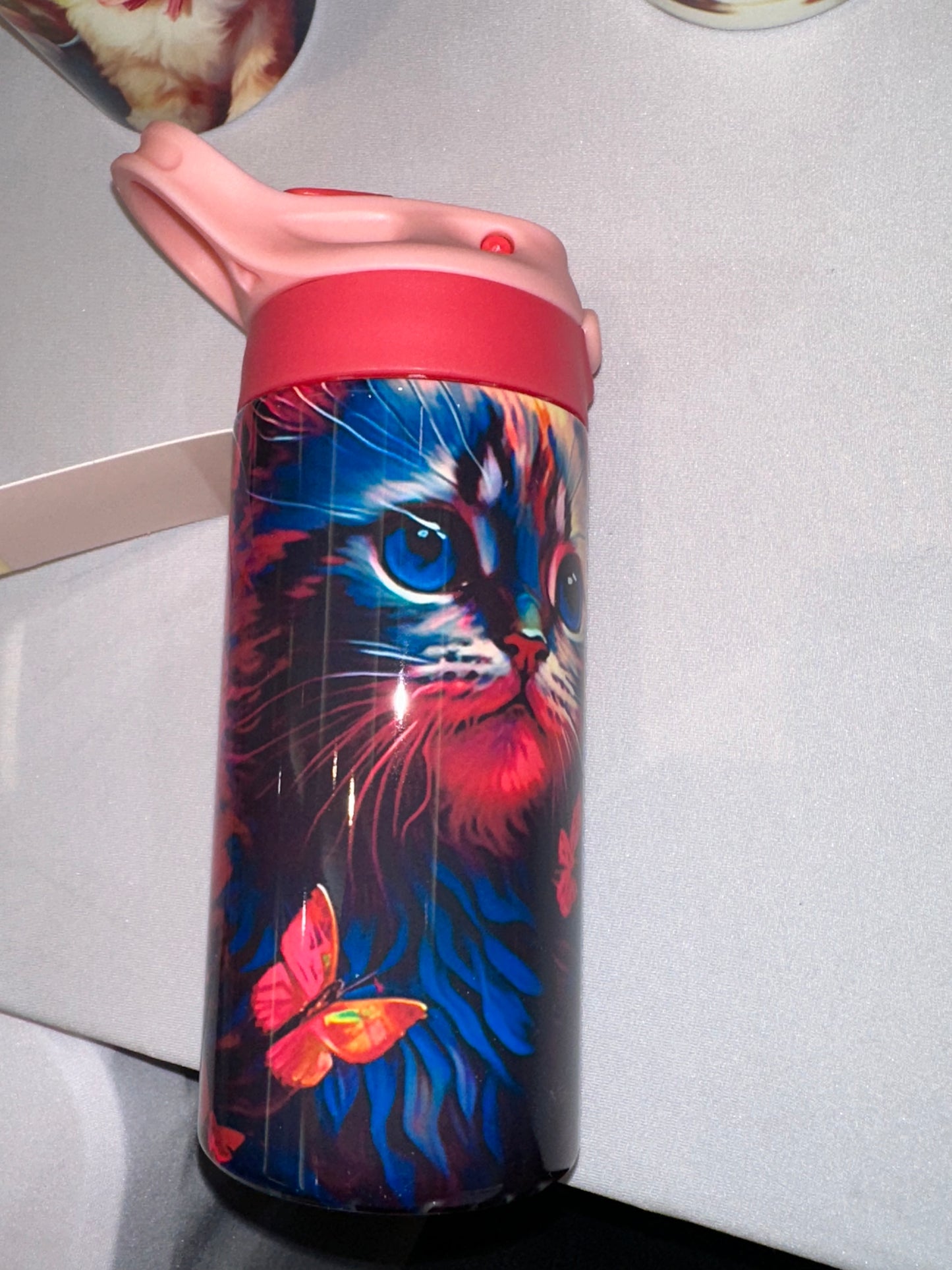 Kitties kid flip top cup