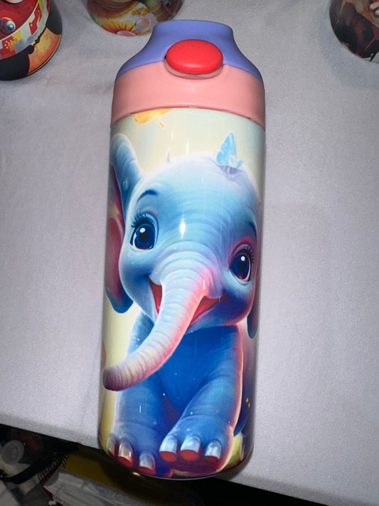 Elephant kid flip top cup