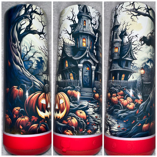 Haunted house speaker tumbler