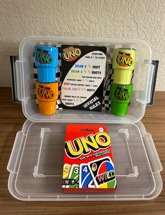 Drunk uno game set